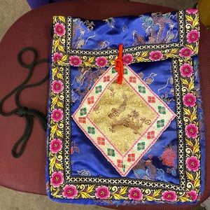 Chinese themed bag crossbody purse